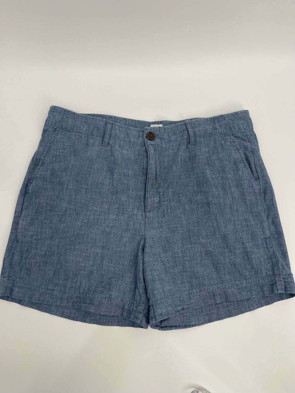 100% Cotton 5" Shorts Blue 10 Coastal Grandma Preppy Quiet Luxury Resortwear